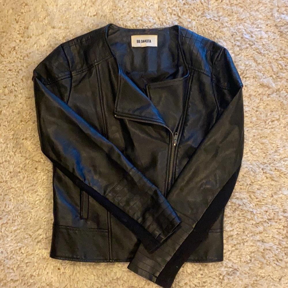 Faux Leather Jacket